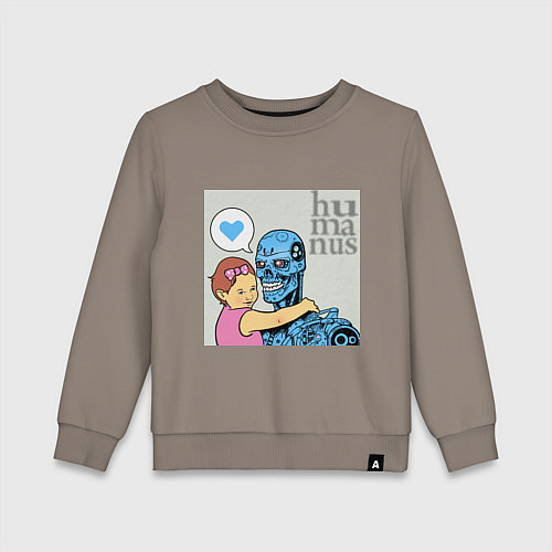 Детский свитшот Гуманизм / Утренний латте – фото 1