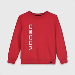 Детский свитшот Omoda white vertical logo