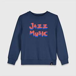 Детский свитшот Music jazz