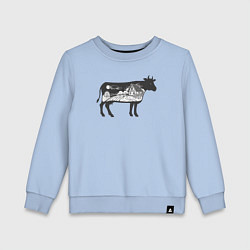 Детский свитшот Домик в деревне