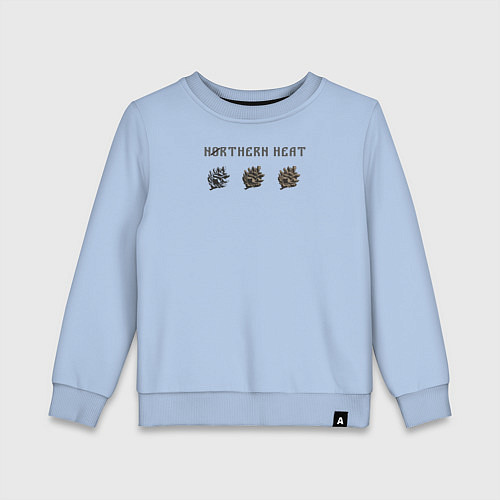 Детский свитшот Северная жара / Мягкое небо – фото 1