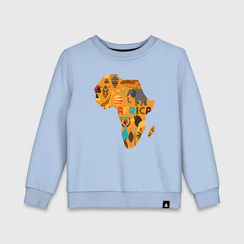 Детский свитшот Красочная Африка / Мягкое небо – фото 1