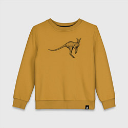 Детский свитшот Кенгуру в прыжке