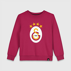 Свитшот хлопковый детский Galatasaray fc sport, цвет: маджента