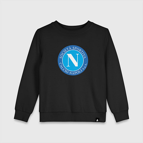 Детский свитшот Napoli fc sport / Черный – фото 1