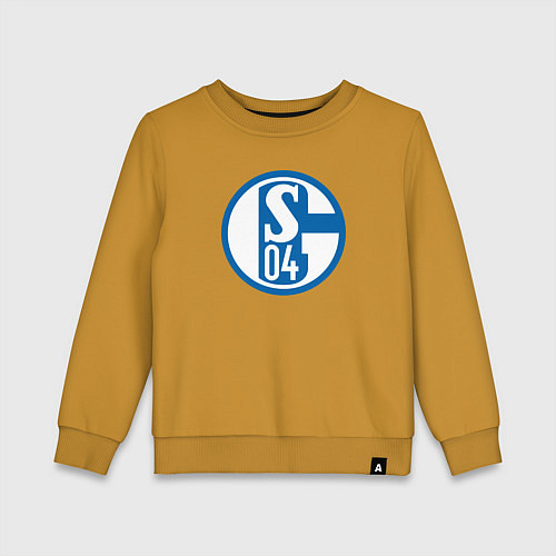 Детский свитшот Schalke 04 fc club / Горчичный – фото 1