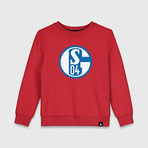 Детский свитшот Schalke 04 fc club / Красный – фото 1