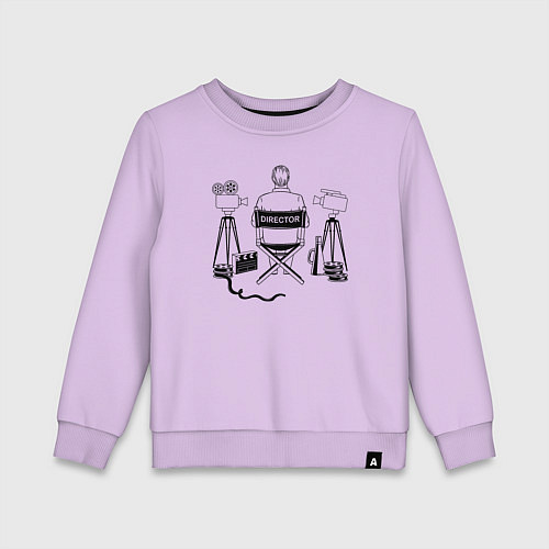 Детский свитшот Я режиссёр / Лаванда – фото 1