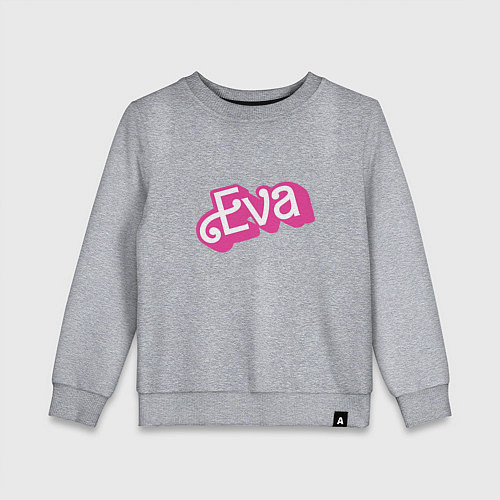 Детский свитшот Eva -retro barbie style / Меланж – фото 1