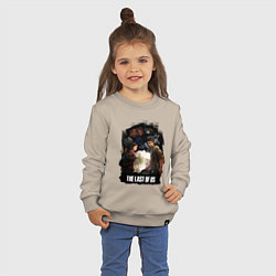 Свитшот хлопковый детский The Last of Us игра, цвет: миндальный — фото 2