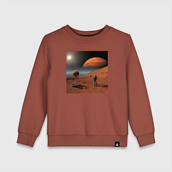 Детский свитшот Человек на марсе