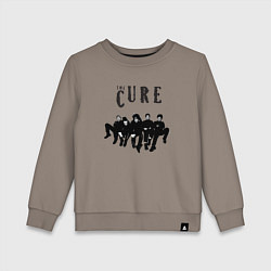 Свитшот хлопковый детский The Cure - A Band, цвет: утренний латте