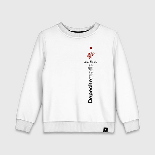 Детский свитшот Depeche Mode - Роза Violator / Белый – фото 1