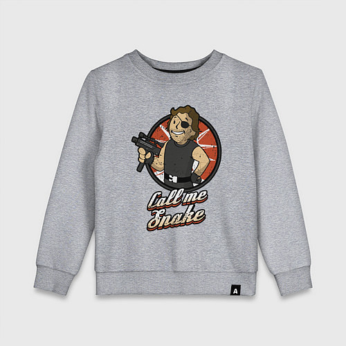 Детский свитшот Vault snake / Меланж – фото 1