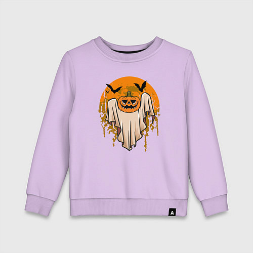 Детский свитшот Призрак хэллоуина / Лаванда – фото 1