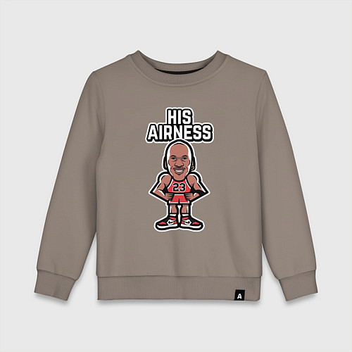 Детский свитшот Airness Jordan / Утренний латте – фото 1