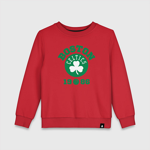 Детский свитшот Boston Celtics 1986 / Красный – фото 1