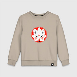 Детский свитшот Маска японского демона-лиса