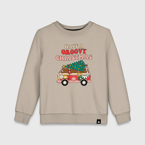Детский свитшот Захватывающего Рождества / Миндальный – фото 1