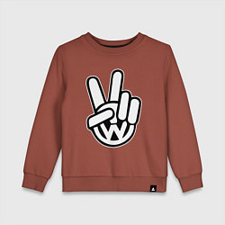 Детский свитшот Volkswagen peace