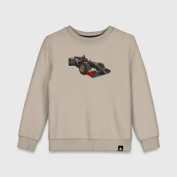 Свитшот хлопковый детский Formula-1 Lotus, цвет: миндальный