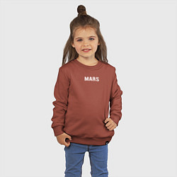 Свитшот хлопковый детский Mars 30STM, цвет: кирпичный — фото 2