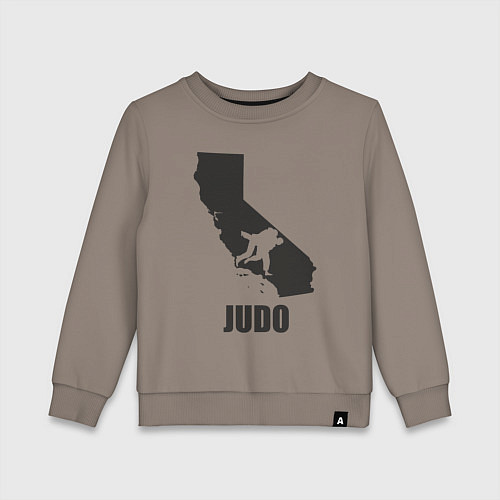 Детский свитшот Дзюдо Калифорния / Утренний латте – фото 1