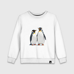 Детский свитшот Друзья-пингвины