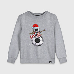 Детский свитшот Soccer snowman