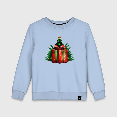 Детский свитшот Рождественский подарок / Мягкое небо – фото 1
