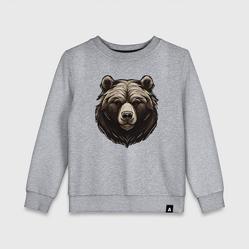 Детский свитшот Хозяин тайги / Меланж – фото 1
