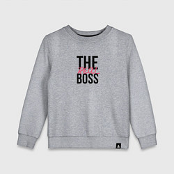 Детский свитшот The real boss
