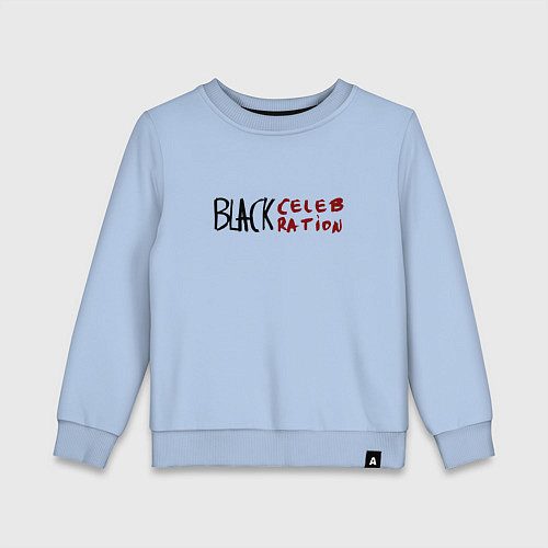 Детский свитшот Depeche Mode - Black Celebration font / Мягкое небо – фото 1