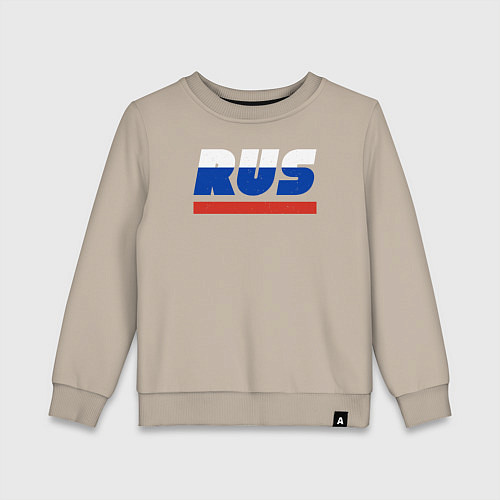 Детский свитшот Rus / Миндальный – фото 1