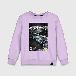 Свитшот хлопковый детский Most wanted - BMW, цвет: лаванда