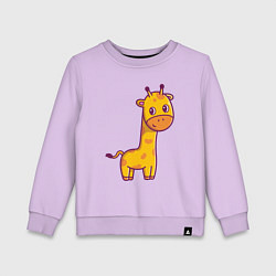 Детский свитшот Скромный жирафик