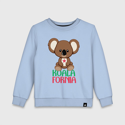 Детский свитшот Koalafornia / Мягкое небо – фото 1