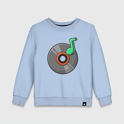 Детский свитшот Vinyl music
