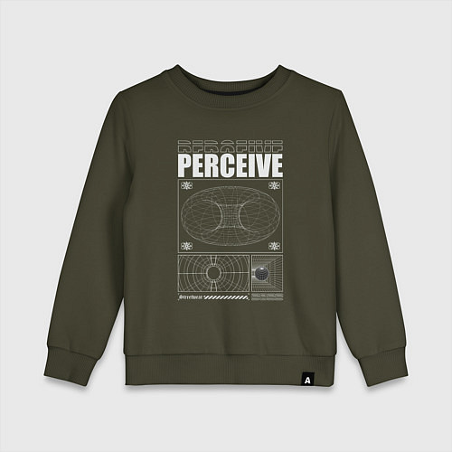 Детский свитшот Perceive streetwear / Хаки – фото 1