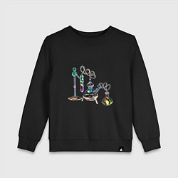 Детский свитшот Стеклянные колбочки