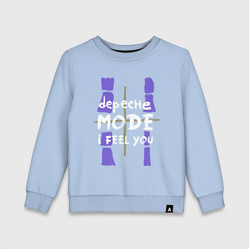 Детский свитшот Depeche Mode - I feel you single / Мягкое небо – фото 1