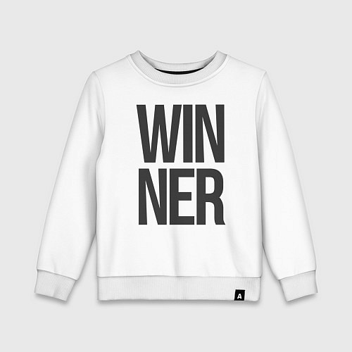 Детский свитшот Winner / Белый – фото 1