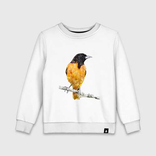 Детский свитшот Иволга / Белый – фото 1