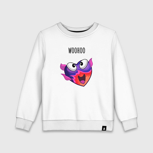 Детский свитшот The sims woohoo / Белый – фото 1