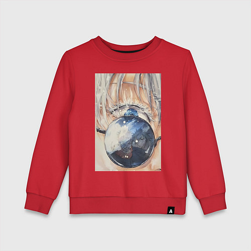 Детский свитшот Годжо Сатору Юдзи Итадори / Красный – фото 1