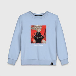 Свитшот хлопковый детский Unheilig - Gipfelsturmer, цвет: мягкое небо