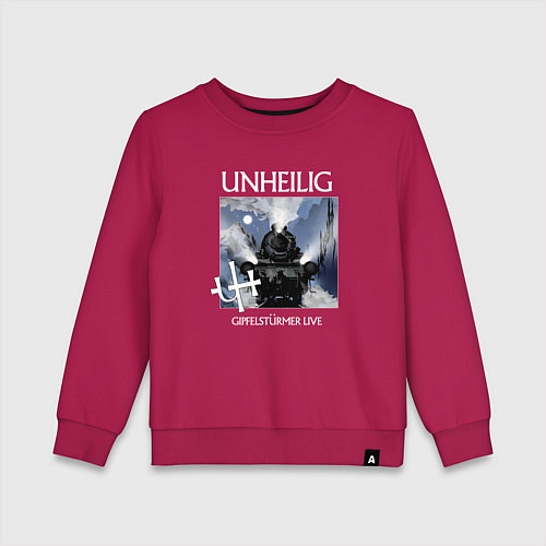 Детский свитшот Unheilig - Gipfelsturmer live / Маджента – фото 1