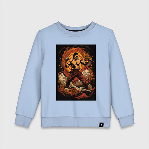 Детский свитшот Муай Тай боец / Мягкое небо – фото 1