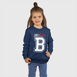 Свитшот хлопковый детский Витя человек с большой буквы, цвет: тёмно-синий — фото 2