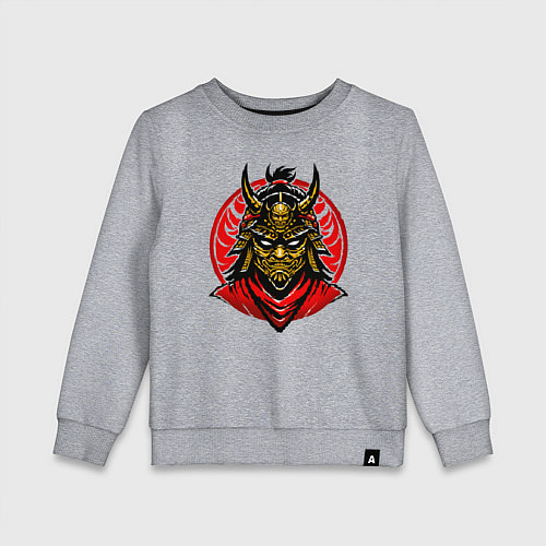 Детский свитшот Сёгун логотип / Меланж – фото 1